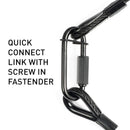 American DJ SC4B Safety Cable (Black) - 31.5"