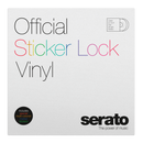 Serato SCV-PS-SL-BM Sticker Lock Control Vinyl (Pair, Clear) - 12in