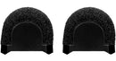 Bonnette anti-vent en mousse Shure AMV-LAV-WS/B pour micro-cravate MoveMic (lot de 2, noir)