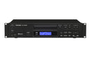 Lecteur CD Tascam CD-200BT monté en rack avec récepteur Bluetooth
