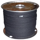 Ligne de 1000 pieds (305 m) Burger TL5-1000-K Black Tie Line Solid Spun Braided Poly