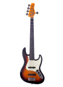 Tagima TW-73 5 String Electric Bass (Sunburst With Mint Green Pickguard)