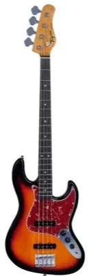 Tagima TW 73 4 FRETLESS-SB-DF/TT Fretless Electric Bass Guitar (Sunburst)