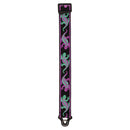 D'Addario 50BALPW01 Planet Waves Auto Lock Vintage Guitar Strap (Green/Purple)