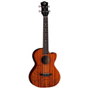 Luna UKE TTN MAH EL Tattoo Tenor Mahogany Ukulele (Open Pore Natural)