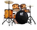 Westbury W465TC-TSP 400 Series 5 Piece Studio Drum Set With Throne (Tangerine Sparkle)