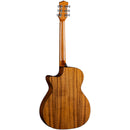 Luna VINEYARD Koa Bevel Grand Auditorium Acoustic/Electric Guitar (Gloss Natural)