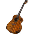 Luna VINEYARD Koa Bevel Nylon Acoustic/Electric Guitar (Gloss Natural)