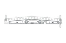 Barre d'extension de cadre de réseau JBL VTX-A12-AF-EB