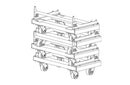 Transporteur vertical JBL VTX-A8-VT