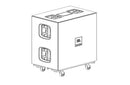 Housse et roulettes pour accessoires JBL VTX-B18-ACC