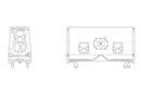 Housse et roulettes pour accessoires JBL VTX-V25-ACC