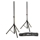 Quiklok SP180BK-PAIR Aluminum Speaker Stands AIR Cushion + BAG - Pair