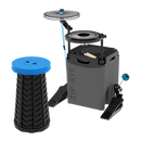 Nuvo NZK100B Zip-Kit Compact Drum Set