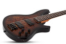 Schecter C-4 STANDARD Electric Bass Guitar (Tobacco Burl)