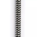 D'Addario PW-BG-10BG Custom Series Braided Instrument Cable (Black/Grey) - 10ft