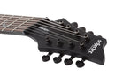 Schecter DAMIEN-8 8-String Multi-Scale Electric Guitar (Satin Black)