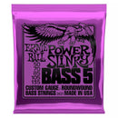 Ernie Ball 2821EB Super Power Slinky Nickel Wound 5 Electric Bass Guitar Strings - 050 - 135