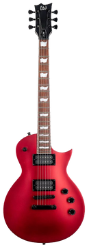 Guitare électrique ESP LTD LEC256CARSLH (Rouge pomme d&