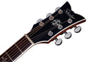Schecter SYNYSTER GATES GA SC Acoustic/Electric Guitar (Transparent Black Burst Satin)