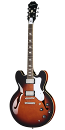Epiphone EOBHRDTBNH Riviera Bonehead Electric Guitar (Dark Tobacco Sunburst Finish)