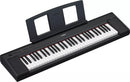 Piano numérique Yamaha NP15 Piaggero (noir) - 61 touches