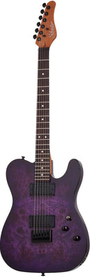 Schecter PT STANDARD Electric Guitar (Purple Burst Burl)