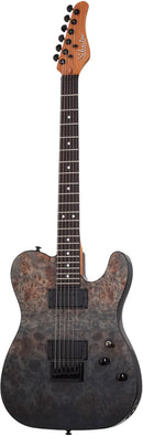 Schecter PT STANDARD Electric Guitar (Black Fade Burst Burl)