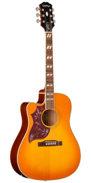 Epiphone HUMMINGBIRD STUDIO Left-Handed Acoustic Guitar (EC Heritage Cherry Sunburst)