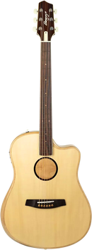 Guitare électro-acoustique LR Baggs AEG-1/NAT avec housse (épicéa d'Engelmann naturel)