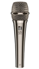 Microphone vocal dynamique portable SE Electronics SE-V7NICKEL Édition limitée 25e anniversaire V7 (nickel brossé)