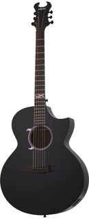 Schecter MACHINE GUN KELLY Acoustic/Electric Guitar (Satin Black)
