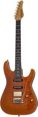 Schecter CALIFORNIA CLASSIC Electric Guitar (Transparent Amber)