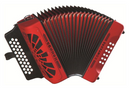 Hohner COMPADRE GCF Accordion - Red