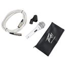 Peavey PVi®2 Microphone vocal dynamique unidirectionnel cardioïde blanc avec câble XLR 