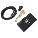 Peavey PV®i2 Gold Cardioid Unidirectional Dynamic Vocal Microphone with 1/4 inch Cable