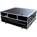 Prox Xs-Midm32Dhw Flight Case For Midas M32 Live Mixer Console With Doghouse And Wheels - Red One Music