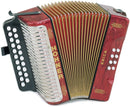 Hohner 1600/2 ERICA Diatonic Accordion in the key of G/C