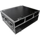 Prox Xs-Midm32Dhw Flight Case For Midas M32 Live Mixer Console With Doghouse And Wheels - Red One Music