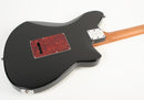 Reverend DOUBLE AGENT W Left-Handed Electric Guitar (Midnight Black)