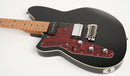 Reverend DOUBLE AGENT W Left-Handed Electric Guitar (Midnight Black)