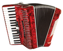 Hohner HOHNICA 72 Bass Piano Accordion - Red