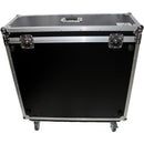 Prox Xs-Midm32Dhw Flight Case For Midas M32 Live Mixer Console With Doghouse And Wheels - Red One Music