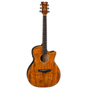 Dean AX E SPALT - Guitare électrique acoustique exotique à pan coupé