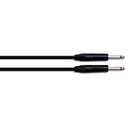 Digiflex CPP-6-BLACK Câble d'instrument Canare TS vers TS - 6 pieds