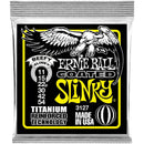 Ernie Ball 3127EB Beefy Slinky électrique en titane avec revêtement - 11-54