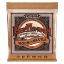 Ernie Ball 2151EB Earthwood Rock and Blues Cordes pour guitare acoustique Bronze phosphoreux 10-52