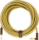 Câble pour instrument droit/angle Fender DELUXE Series (Tweed) - 25'