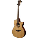 Lag Guitars T118ACE Tramontane 118 Auditorium Cutaway Acoustic Electric Guitar - Natural