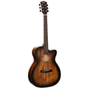 Cort CORE-OC-AMH-OPBB - Guitare acoustique OM Body avec étui - Acajou Black Burst